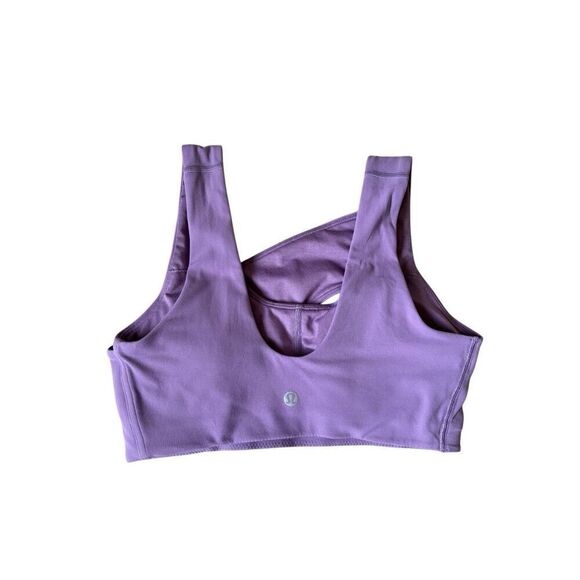 Lululemon Nulu Cross-Front Yoga Bra Light Support size 4 Wisteria Purple - Picture 4 of 6